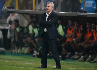 El seleccionador mexicano Javier Aguirre durante el encuentro de la Liga de Naciones ante Hinduras en San Pedro Sula, Honduras el viernes 15 de noviembre del 2024. Foto: La Hora/ AP