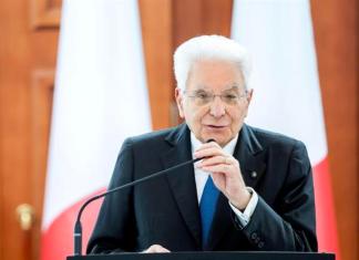 jefe de Estado italiano, Sergio Mattarella. EFE/EPA/DUMITRU DORU