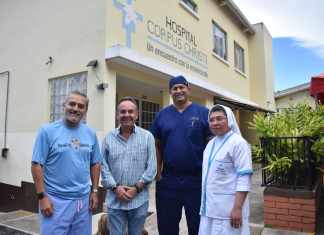 Directivos de las fundaciones y hospital Corpus Christi afirmaron que esta jornada es en beneficio de los guatemaltecos. Foto: Daniel Ramírez / La Hora.