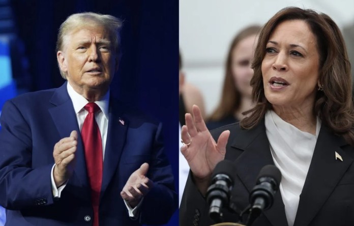 Los candidatos a la presidencia de Estados Unidos, el expresidente Donald Trump y a la actual vicepresidenta, Kamala Harris, reciben apoyo de las estrellas del deporte. Foto La Hora: EFE