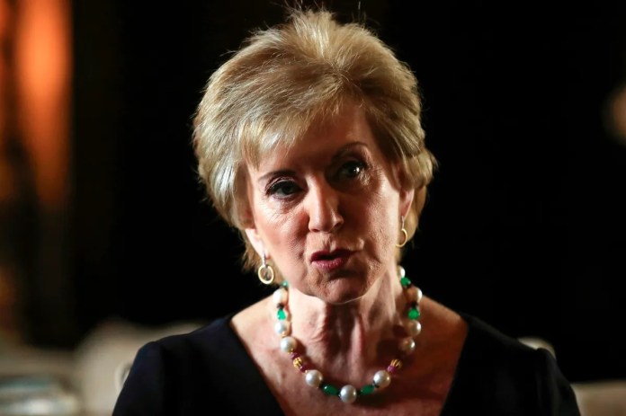 Trump elige a Linda McMahon, ex ejecutiva de lucha libre, como secretaria de Educación