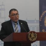 El ministro del MAGA, Maynor Estrada.