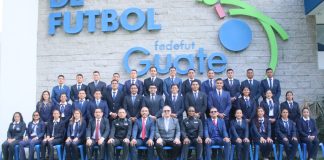 Árbitros participantes del curso FIFA AM Árbitros Élite 2024. Foto La Hora: Fedefut