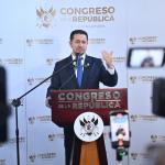 El presidente del Congreso, Nery Ramos, anunció su viaje a la toma de posesión de Donald Trump. Foto La Hora: Fabricio Alonzo