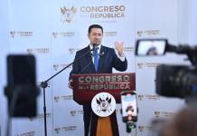 El presidente del Congreso, Nery Ramos, anunció su viaje a la toma de posesión de Donald Trump. Foto La Hora: Fabricio Alonzo