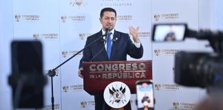 El presidente del Congreso, Nery Ramos, anunció su viaje a la toma de posesión de Donald Trump. Foto La Hora: Fabricio Alonzo