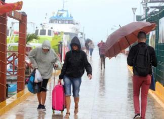 Las bandas nubosas de la tormenta generarán lluvias intensas en Campeche, Chiapas y Quintana Roo, muy fuertes en Tabasco y fuertes en Yucatán. Foto: La Hora/La Hora