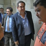 La semana pasada Gustavo Alejos se presentó ante el juzgado donde le cerraron el caso. Foto La Hora: Fabricio Alonzo