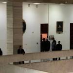 Grupo de 8 magistrados se reunieron en privado tras concluir pleno. Foto La Hora: Sergio Osegueda