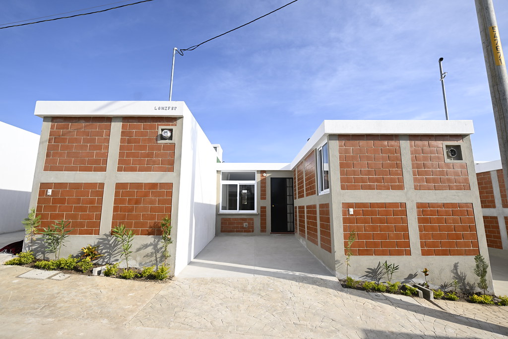 Vivienda entregada al señor Méndez, ubicada en Ciudad Quetzal, Sacatepéquez. Foto La Hora: Gobierno de Guatemala.