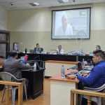 Benedicto Lucas se presenta al juicio vía videoconferencia. Foto La Hora: Sergio Osegueda