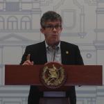 Ministro de Salud, Joaquín Barnoya, dijo, que hospital de Chiquimula iniciará funciones hasta finales del año 2026. Foto La Hora: José Orozco.