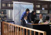 Defensa de Benedicto Lucas buscaba supender el juicio en su contra, pero no lograron objetivo. Foto La Hora: Daniel Ramírez.