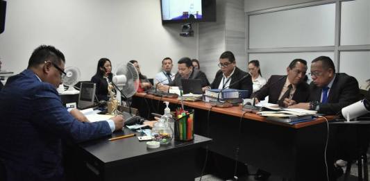 Juez Pedro Laynez resolverá caso Floridalma Roque la próxima semana. Foto La Hora: Daniel Ramírez