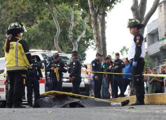 Ataque armado en la 33 avenida y 38 calle zona 7, Colonia Amparo 2. Foto: CVB / La Hora