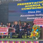 Presidente Bernardo Arévalo viajo a Sololá, por firma de agenda de trabajo. Foto La Hora: Cortesía/Fredy de León