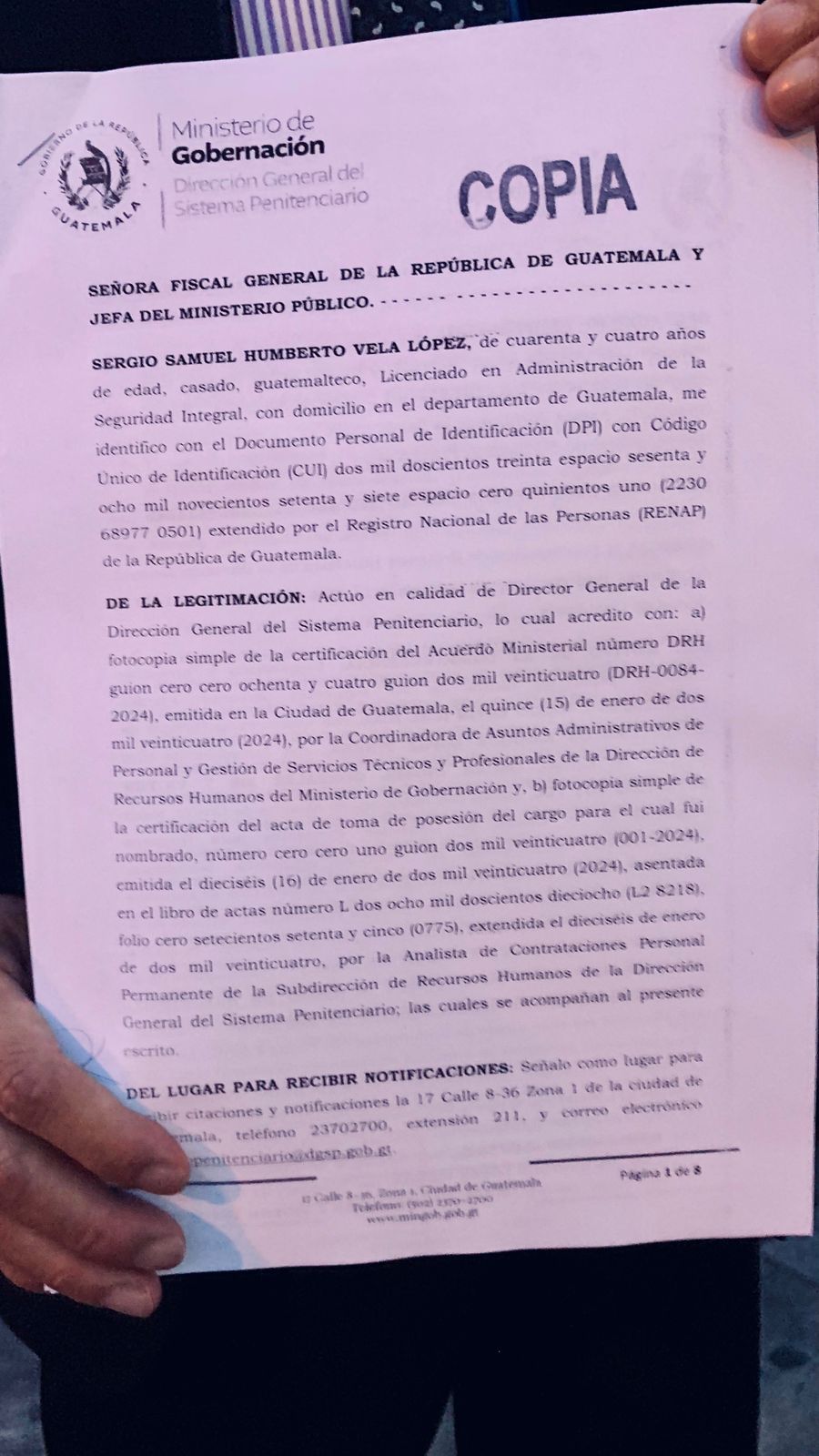 Denuncias penales en contra de 4 personas. Foto La Hora: SP