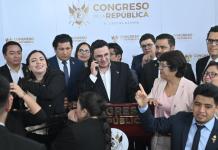 Bancada Movimiento Semilla. Foto La Hora: Fabricio Alonso.
