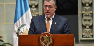 El presidente Bernardo Arévalo. Foto La Hora: Daniel Ramírez.