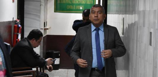 Jefe de la Feci, Rafael Curruchiche, confirmó la petición de cancelación de Semilla. Foto La Hora: Daniel Ramírez