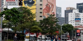 Mural en el barrio de Pinheiros, en São Paulo (Brasil)