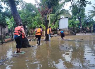 Damnificados por lluvias. Foto: Conred / La Hora