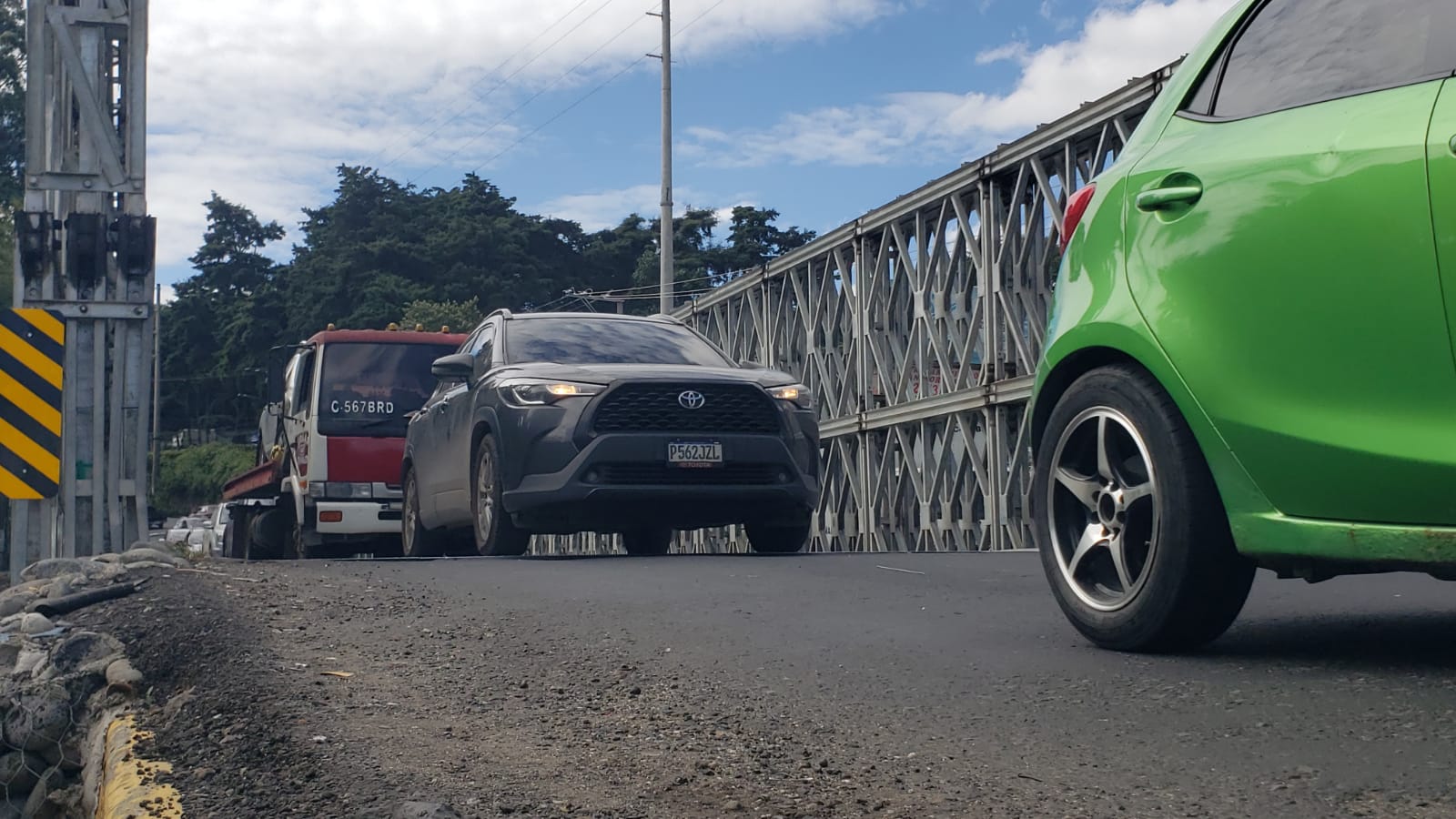 Las autoridades de tránsito prevén un impacto en la movilización vial. Foto La Hora: PMT de Villa Nueva. 