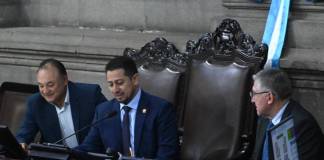 El presidente del Congreso, Nery Ramos, canceló la sesión donde se iba a realizar la interpelación. Foto La Hora: Fabricio Alonzo