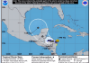 Posible movimiento de la tormenta tropical Sara