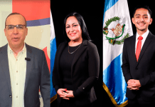 Amílcar Rivera, Sandra Yanet Milián Gómez y Randy Araely Coc Figueroa. Fotos: Redes Sociales / Congreso