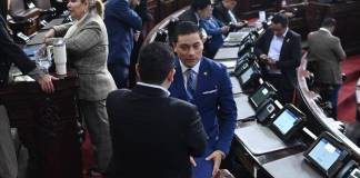 La bancada oficial tendrá que maniobrar para aprobar el presupuesto general en la última semana del Congreso. Foto La Hora: Fabricio Alonzo