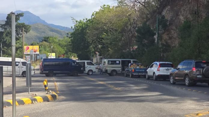 Bloqueo en Zacapa. Foto: La Hora / Nuestra Zacapa