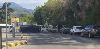 Bloqueo en Zacapa. Foto: La Hora / Nuestra Zacapa