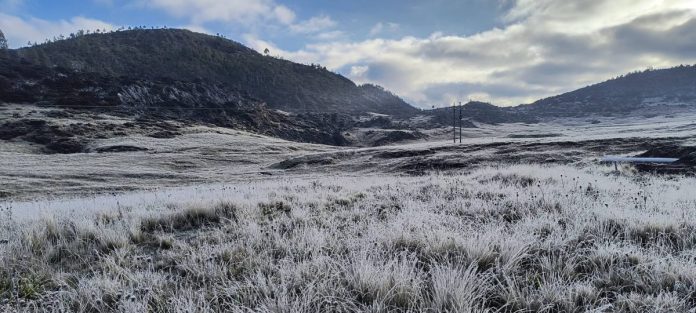 Temperaturas de -2 °C en la sierra de los Cuchumatanes.