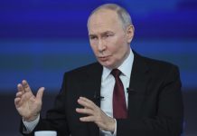 Putin dice que Zelenski no podrá firmar la paz con Rusia El presidente de Rusia, Vladímir Putin. Foto La Hora: EFE
