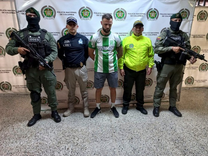 Autoridades colombianas capturaron al inglés Christopher Neil, alias 'Dips', quien supuestamente era el coordinador del Clan del Golfo.