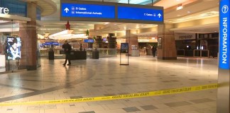 Tres personas resultaron heridas de bala y una cuarta fue apuñalada en el aeropuerto Sky Harbor de Phoenix en una aparente disputa familiar.