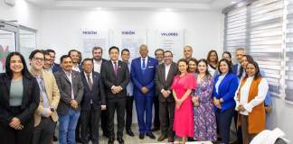 Unidad Antifraude de República Dominicana sostuvo reunión con Comisión presidencial contra la Corrupción de Guatemala. Foto La Hora: Presidencia RD