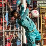Luis Moran, portero de Antigua figura en el encuentro de vuelta de los cuartos de final del Torneo Apertura 2024. Foto La Hora: Antigua GFC
