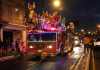 Desfile navideño de los Bomberos Voluntarios