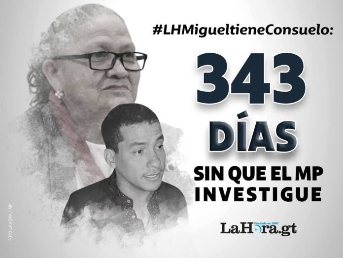 343 días sin que el MP investigue a Miguel Martínez.