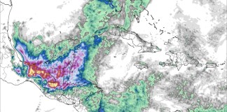 Frente frío en Guatemala favorecerá lluvias y tormentas