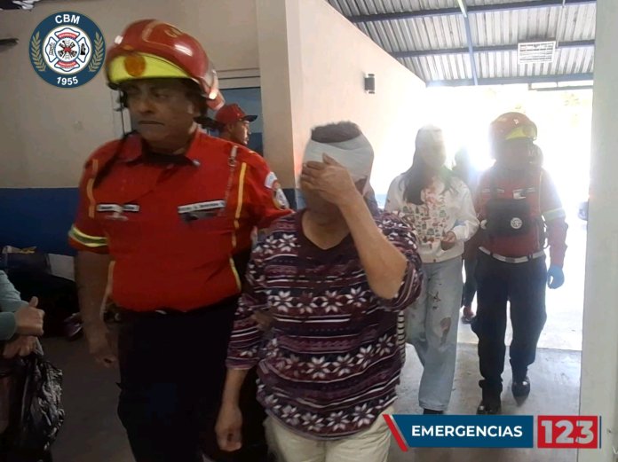 Tres mujeres fueron heridas en un asalto. Foto: Bomberos Municipales