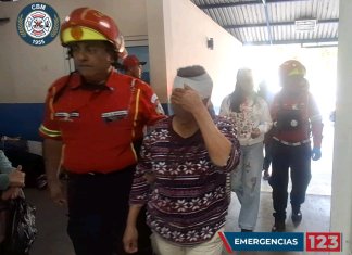 Tres mujeres fueron heridas en un asalto. Foto: Bomberos Municipales