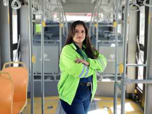 "Eres capaz, propóntelo que lo lograrás" aseguró Jackeline González. Foto La Hora: José Orozco.