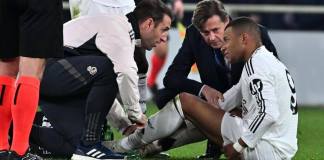 Mbappé salió lesionado en el último partido del Real Madrid en Champions