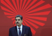 Venezuela: España no reconocerá las elecciones hasta que se conozcan las actas electorales El presidente venezolano Nicolás Maduro en un evento en Caracas, Venezuela, el 14 de diciembre del 2024. Foto La Hora: AP