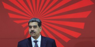 El presidente venezolano Nicolás Maduro en un evento en Caracas, Venezuela, el 14 de diciembre del 2024. Foto La Hora: AP