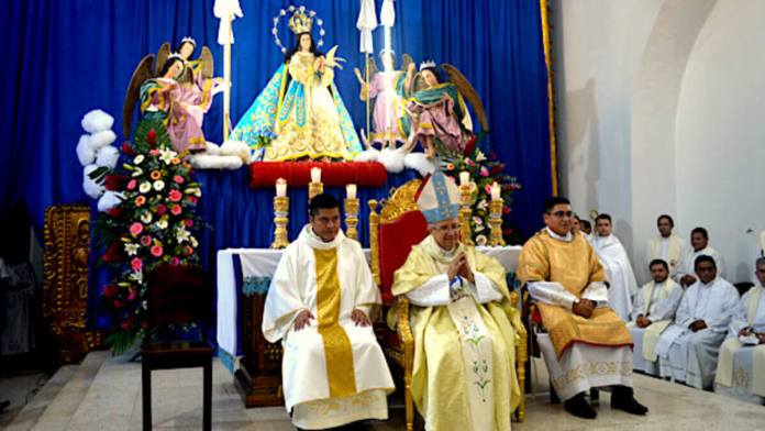 Monseñor Víctor Hugo Palma, nuevo arzobispo de los Altos. Foto La Hora: Diócesis de Escuintla