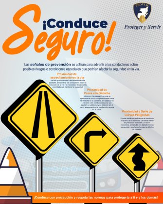 ¿Sabías que significan las señales de tránsito?, Provial promueve campaña «Conduce Seguro»